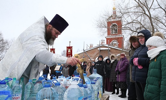 освящение воды